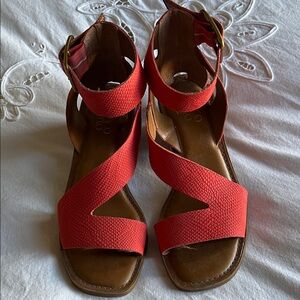 Franco Sarto Vibrant Red Sandals